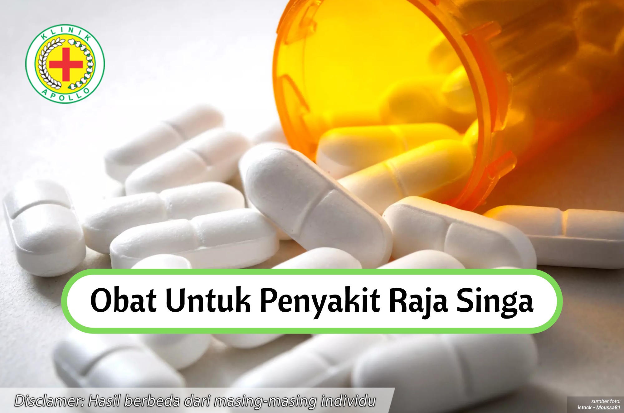 Ilustrasi Obat Untuk Penyakit Raja Singa.