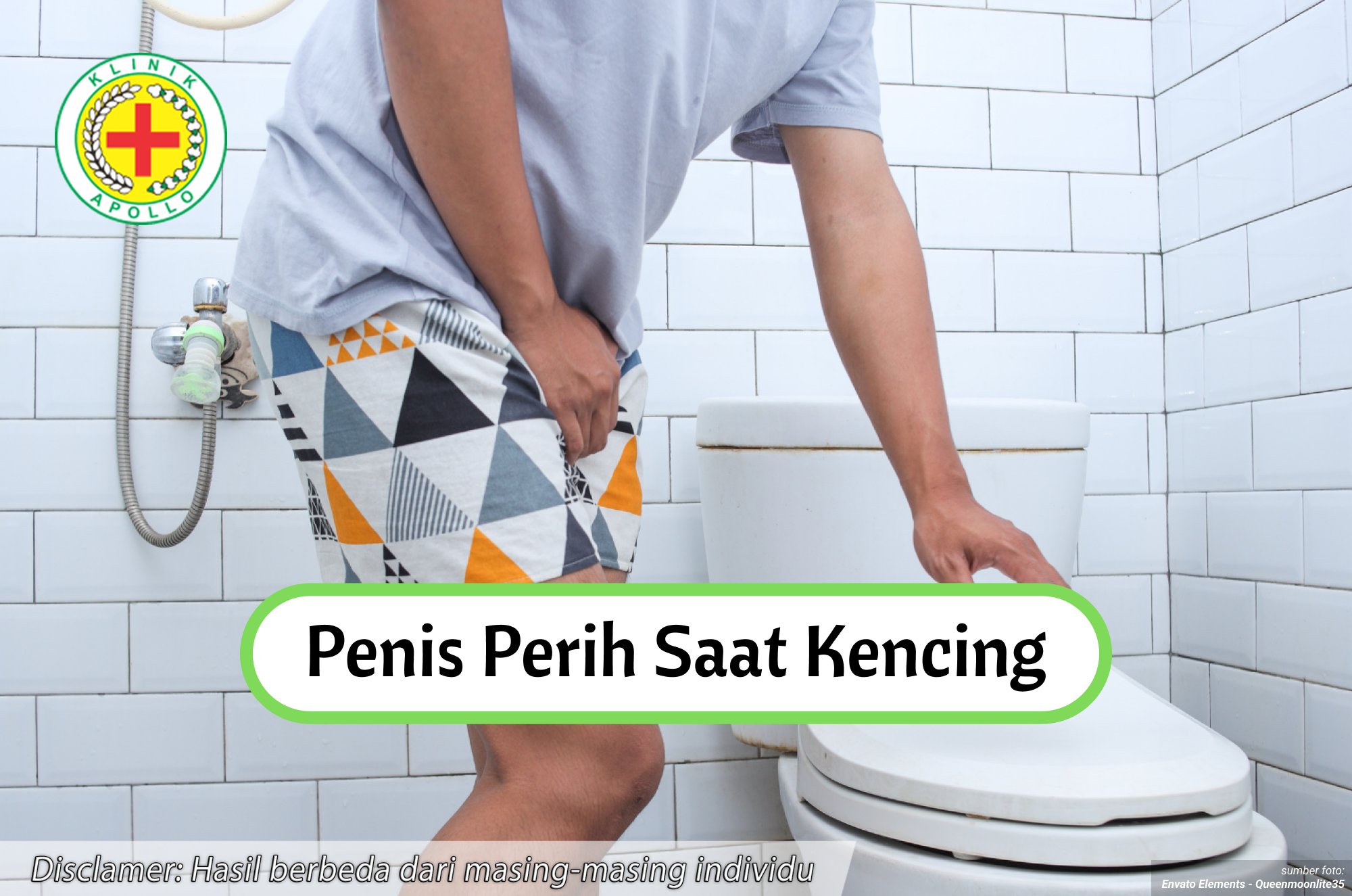 Ilustrasi Penis Perih Saat Kencing.
