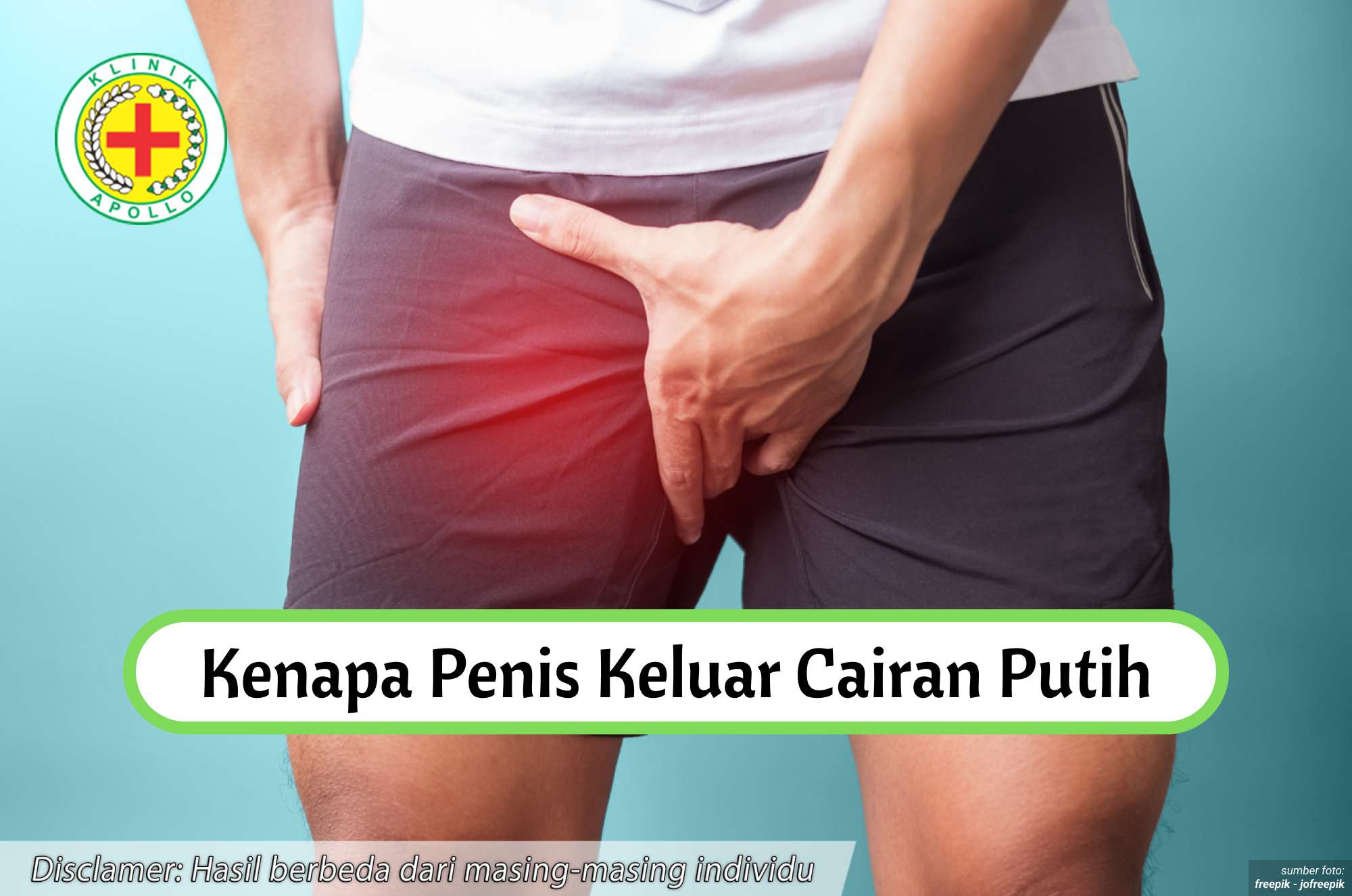 Ilustrasi Kenapa Penis Keluar Cairan Putih.