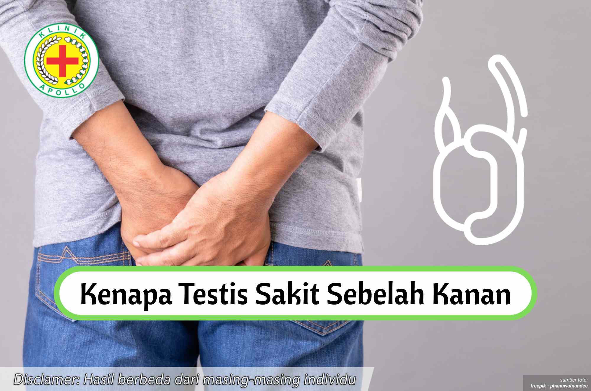 Ilustrasi Kenapa Testis Sakit Sebelah Kanan.