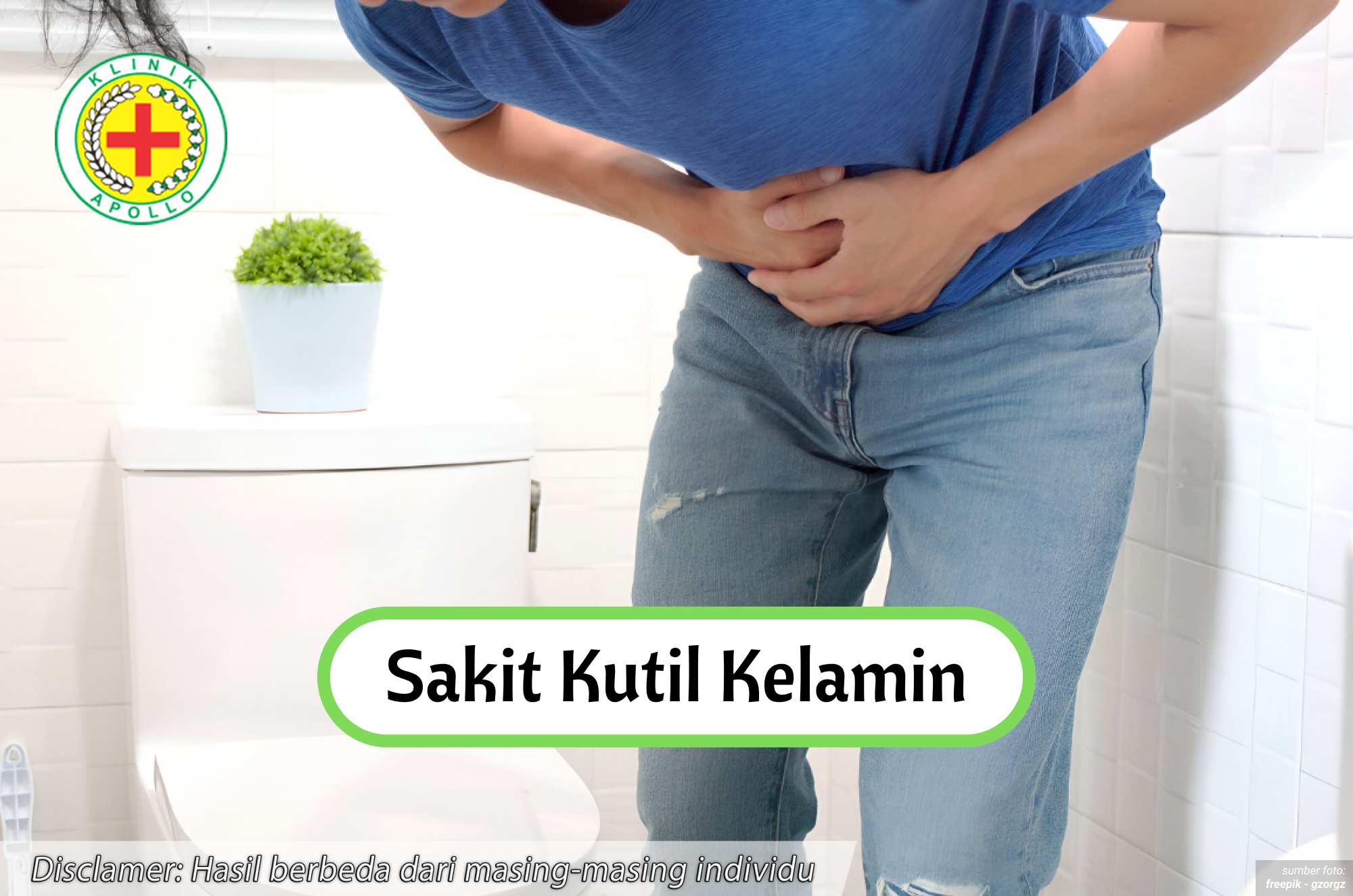 Ilustrasi Sakit Kutil Kelamin.