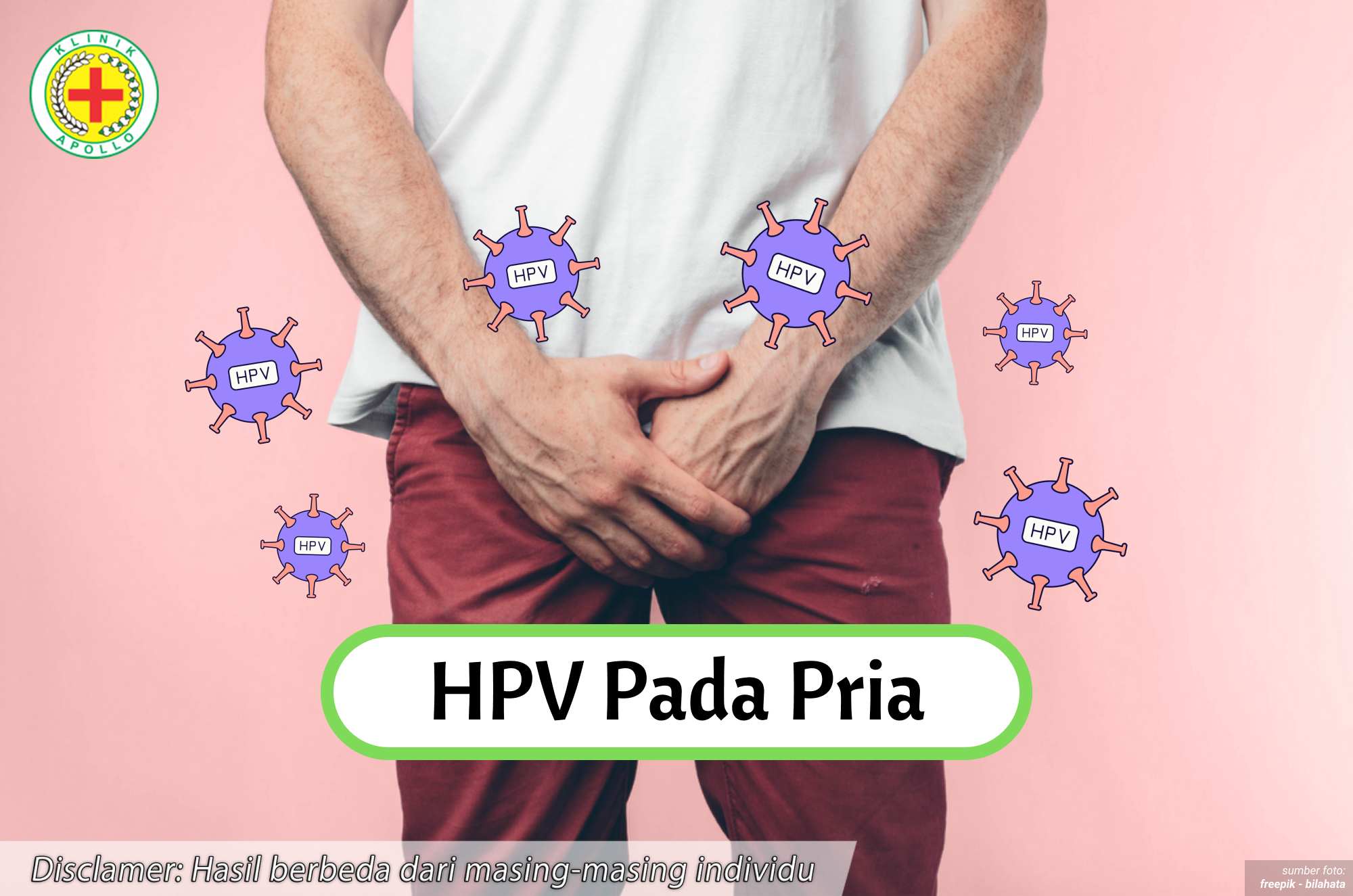 Ilustrasi HPV pada Pria.