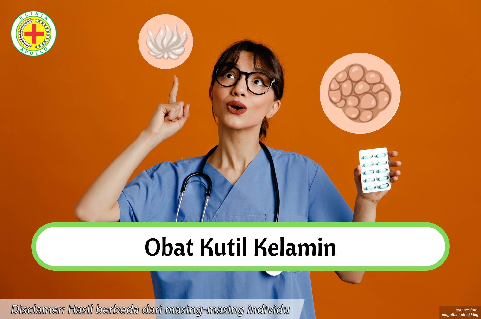 Ilustrasi Obat Kutil Kelamin.