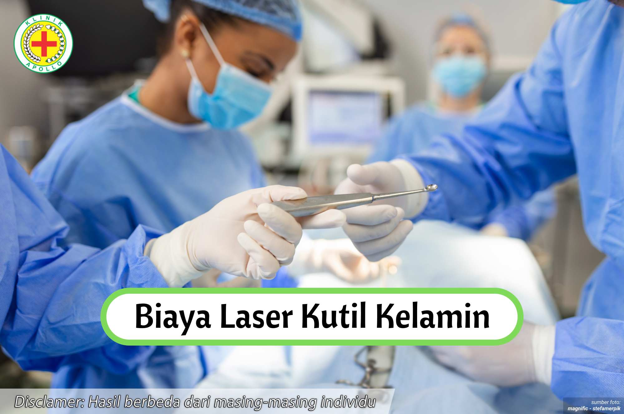 Ilustrasi Biaya Laser Kutil Kelamin.