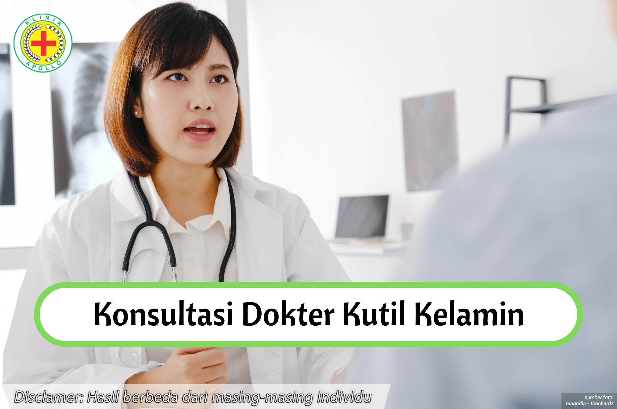 Ilustrasi Konsultasi Dokter Kutil Kelamin.