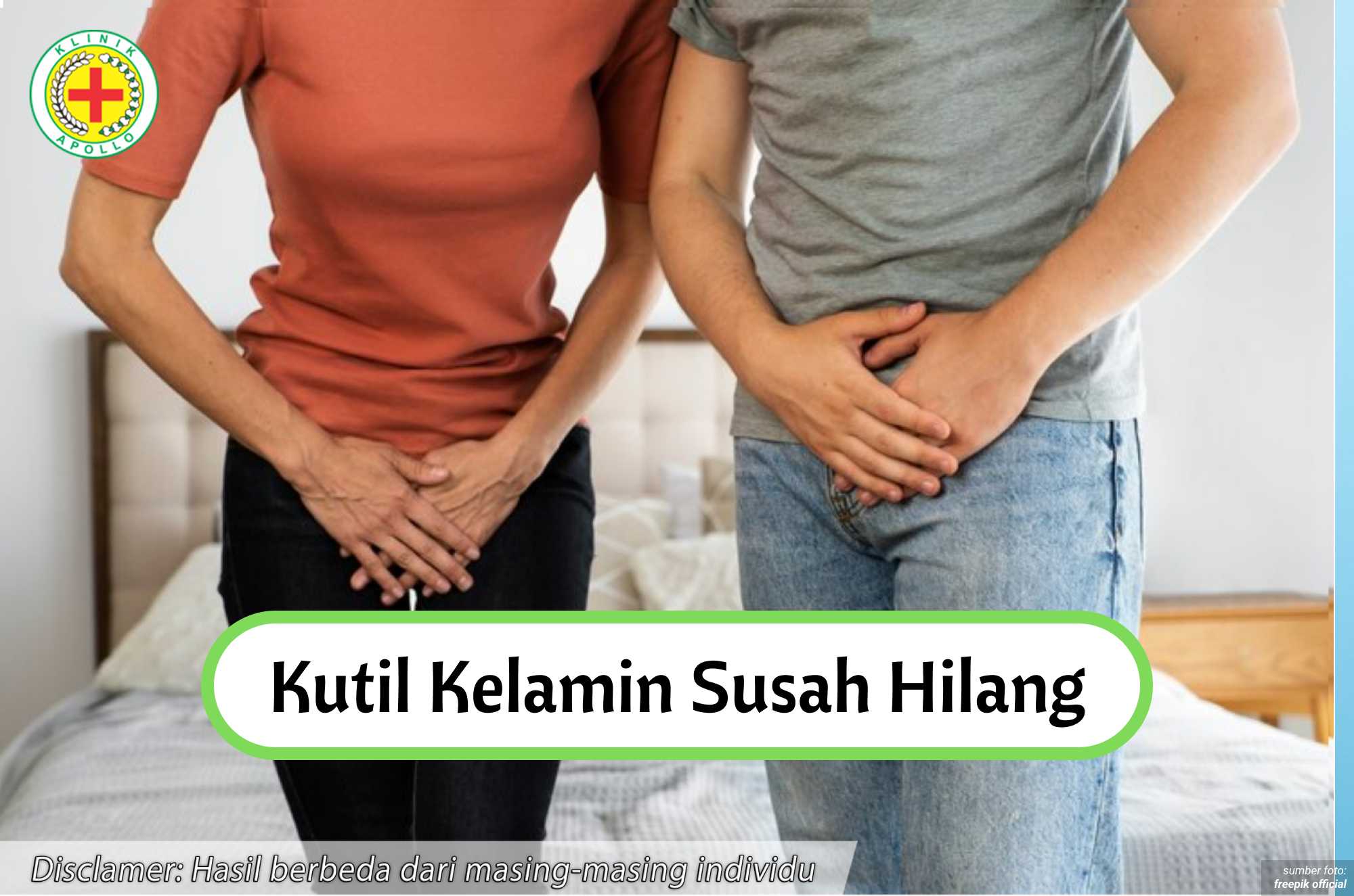 Ilustrasi Kutil Kelamin Susah Hilang.