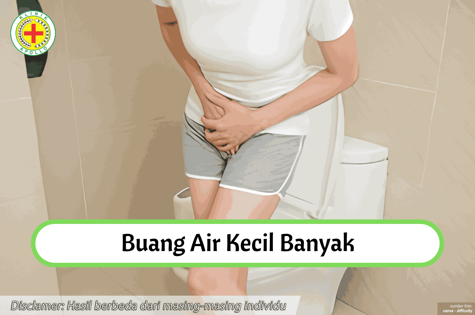 Ilustrasi Buang Air Kecil Banyak.