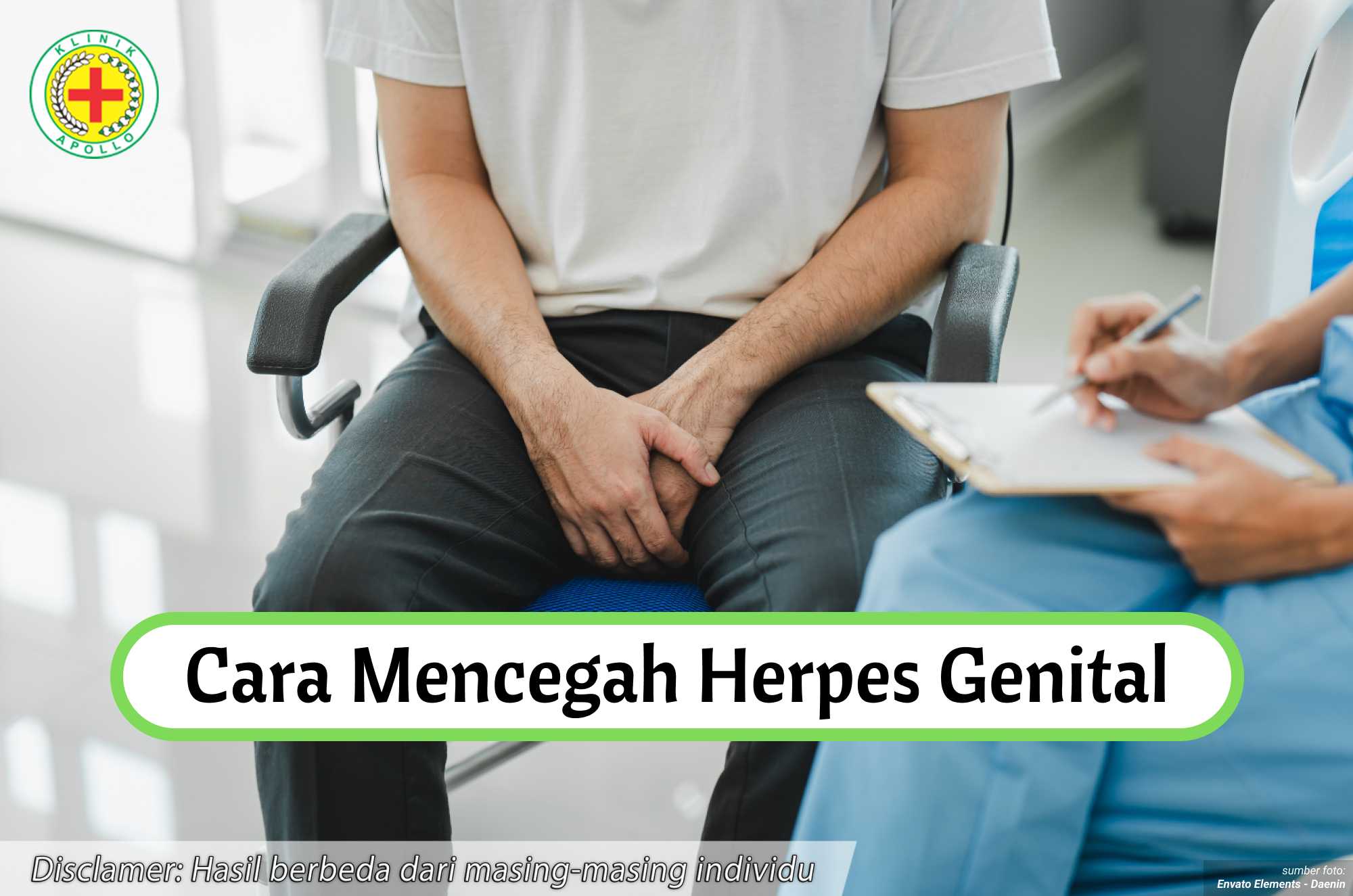 Ilustrasi Cara Mencegah Herpes Genital.
