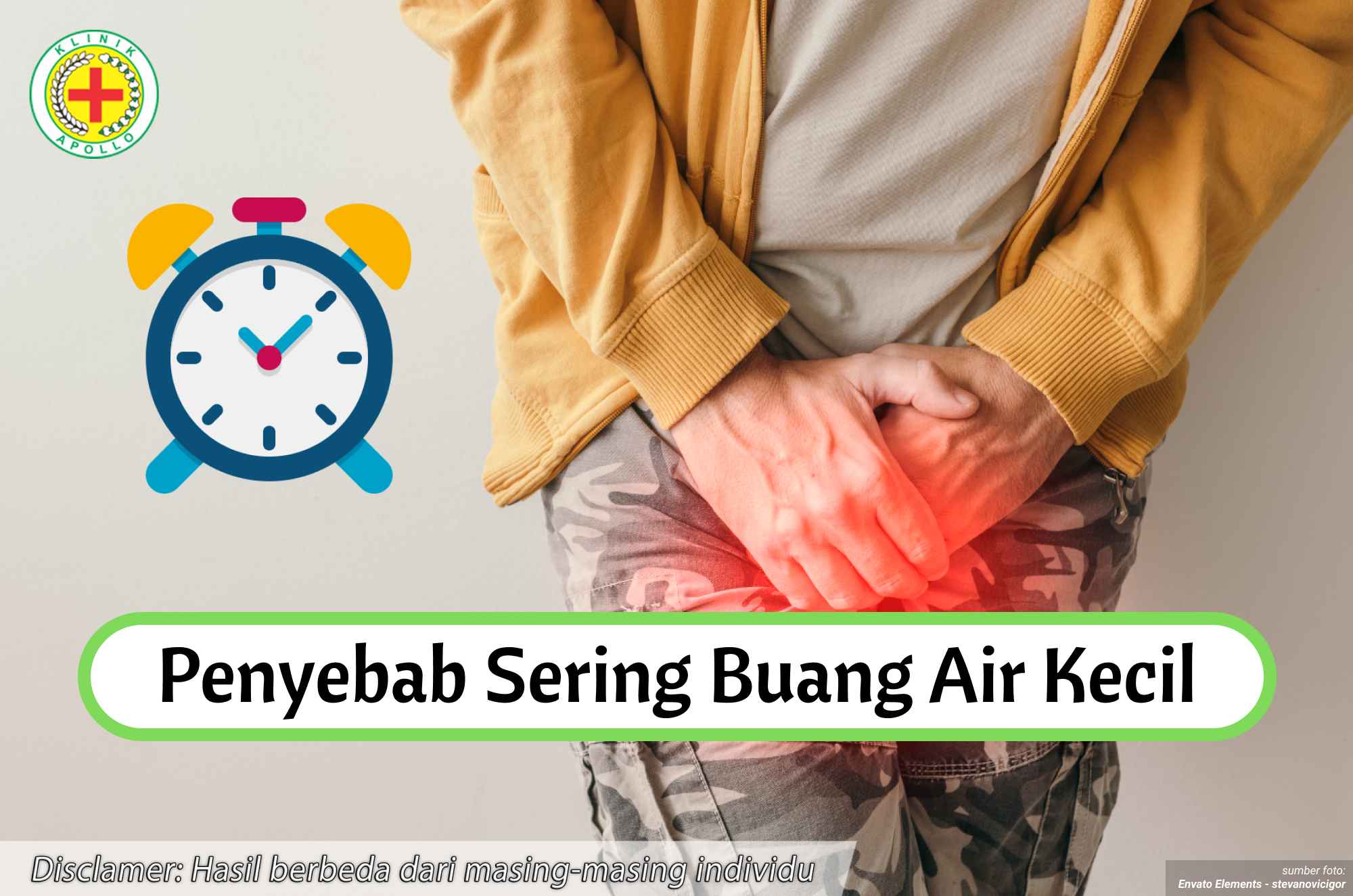 Ilustrasi Penyebab Sering Buang Air Kecil.