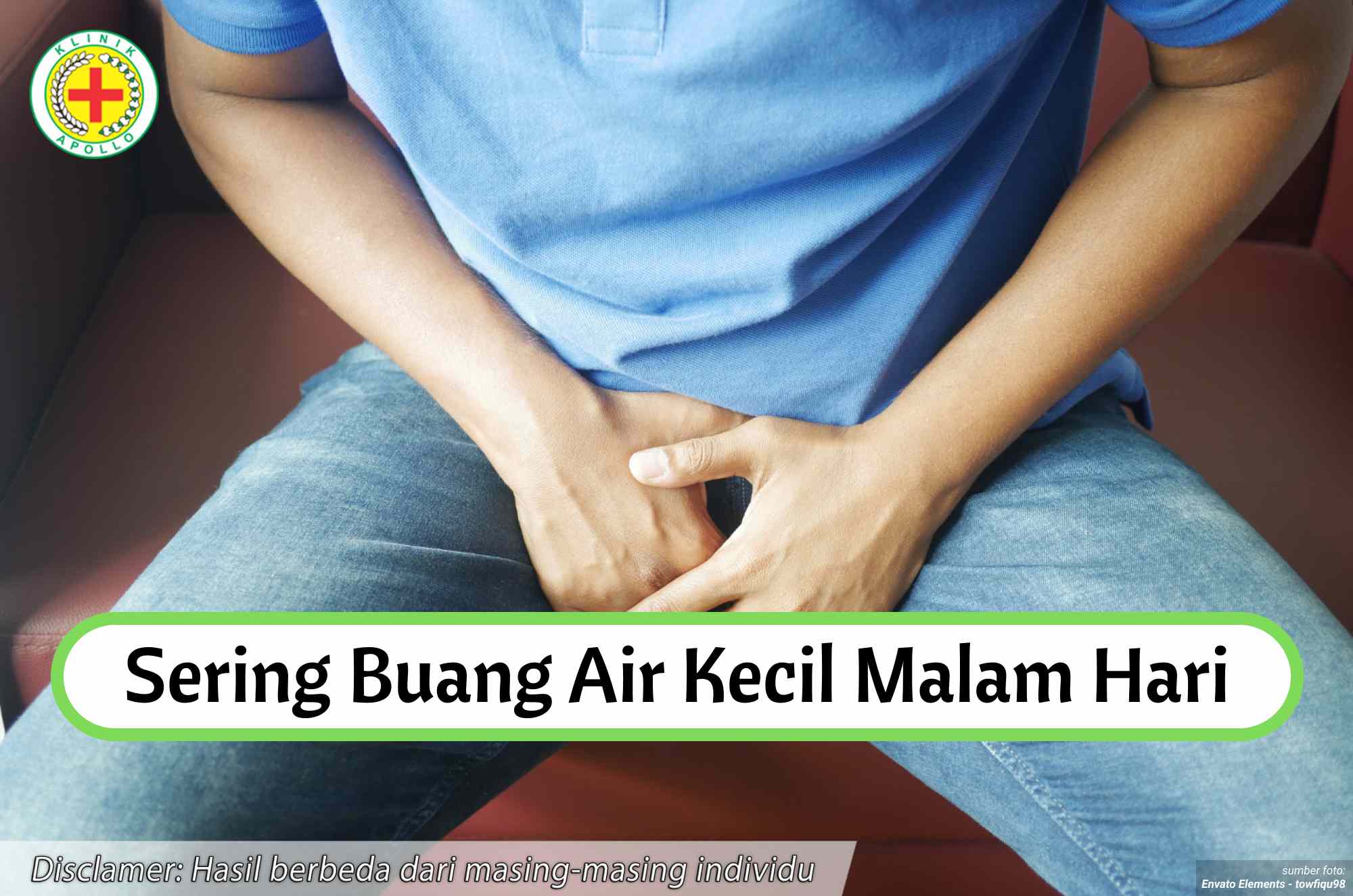 Ilustrasi Sering Buang Air kecil Malam Hari.